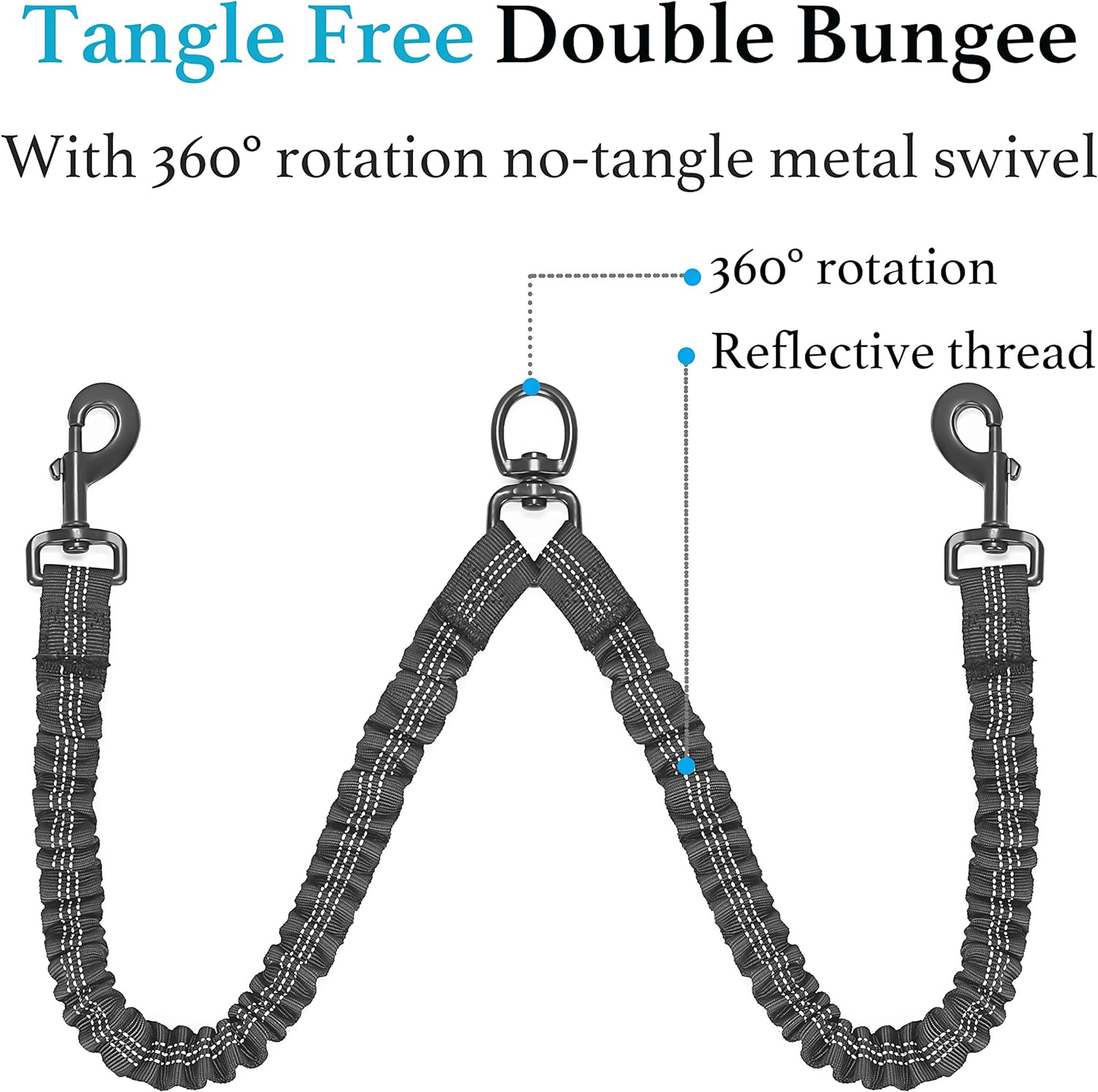 360° Tangle-Free Swivel